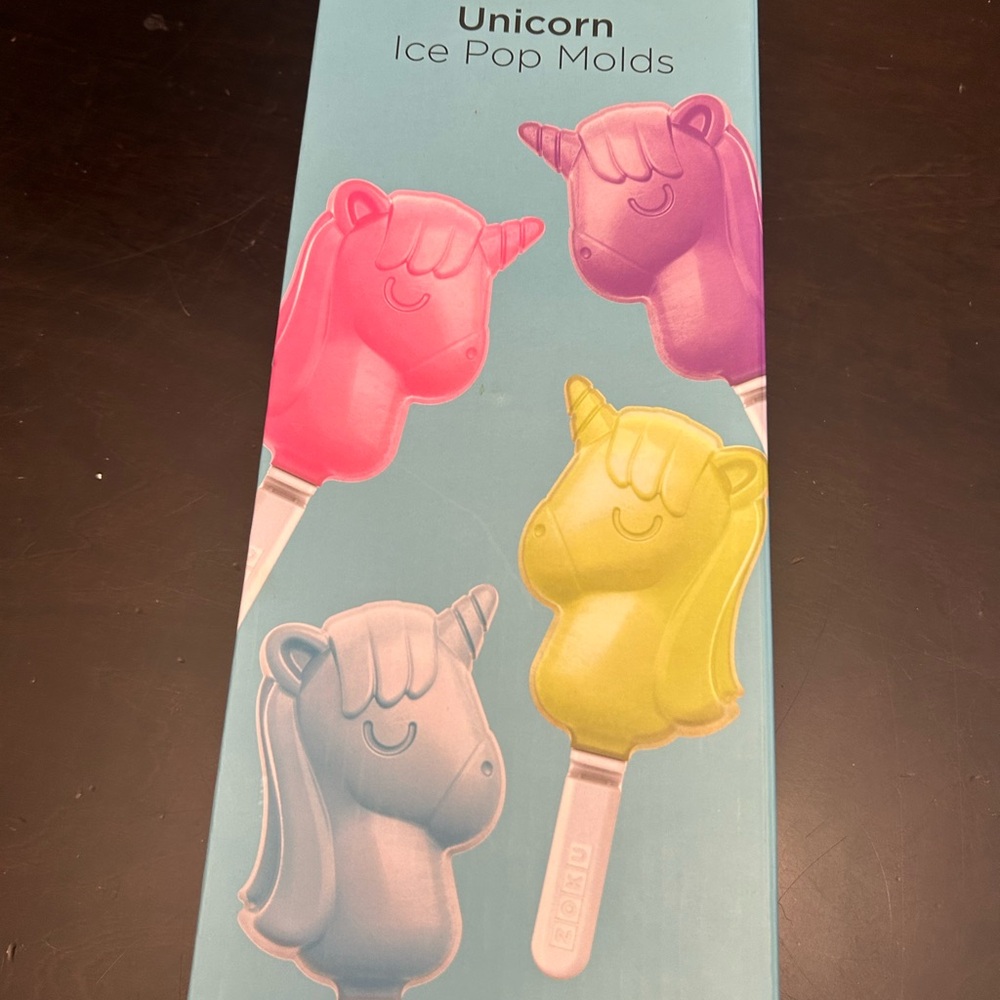 Unicorn Ice Pop Molds